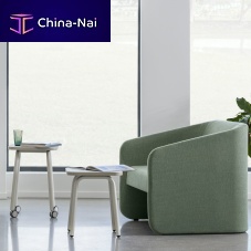Design table STROLLwoodenmetal baserectangular