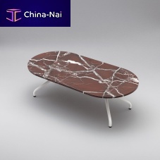 Contemporary coffee table AD.DAwoodenmarblemetal base