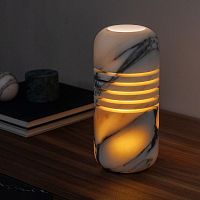 Table lamp LUMI S CALACATTAdeskbedside tablemarble