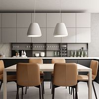 Pendant lamp BUSSOLEDaluminumpainted steelgalvanised steel