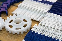 Plastic conveyor chain hollow-pinrollerpallet