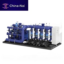 Shell and tube heat exchanger air/aircoppertitanium