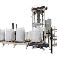 Granules big bag unloading machine