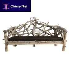 Rustic style sofa LOUIS CRUSOE traditionalbrownwooden