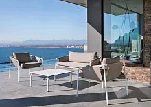 Contemporary armchair NUABatyline®aluminumgarden