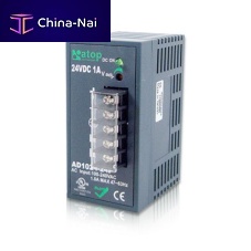 AC/DC power supply AD1024-24F with short-circuit protectionDIN rail