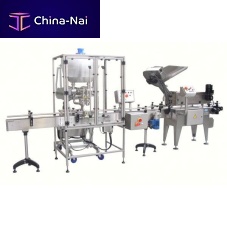 Online filler and capper for liquidsfoodfor fruit