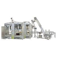 Monobloc filler and capper Quatro Accessfor edible oilelectronically controlled