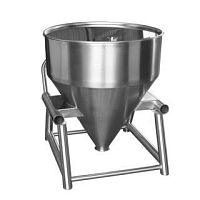 Bulk material hopper storagefor liquidspowder