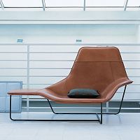 Contemporary daybed LAMAfabricleathercowhide