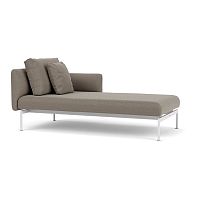 Contemporary daybed Layout Sunbrella®stainless steelstainless steel base