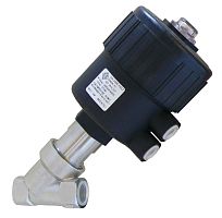 Pneumatically-operated valve 21IA seriesflow controlangle seat