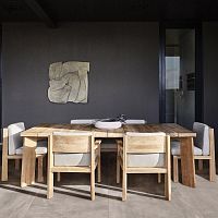 Contemporary dining table TIMMEteakteak baserectangular