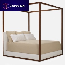 Canopy bed DESERT MODERNdoublecontemporarycherrywood