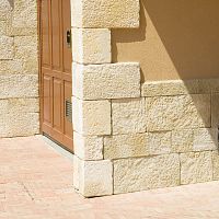Corner wall cladding panel POBLET concreteexteriorglued