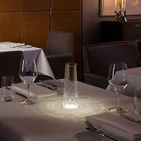 Portable lamp BABELbrassstainless steelcrystal