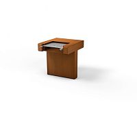 Contemporary table BOBBYQCOR-TEN® steelstainless steelsteel base