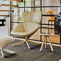 Contemporary side table TORTUGAwoodenroundhome