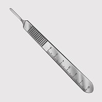 Metal handle scalpel handle OR-8003