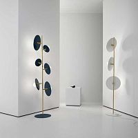 Floor-standing lamp 33GIRIbrasscontemporarycorded