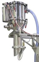 Receiving hopper for pneumatic conveyingpowderbulk