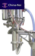 Receiving hopper for pneumatic conveyingpowderbulk