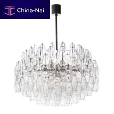Traditional chandelier POLYDREMurano glasssteelcommercial
