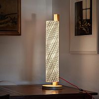 Table lamp MAST 80fabricwoodencontemporary