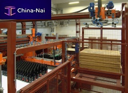 Handling palletizer NEK 20layerfor bottlespositioning