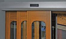 Interior door glassaluminumtelescopic