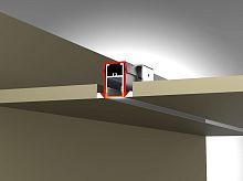 Built-in lighting profile 1U RLEDmodular