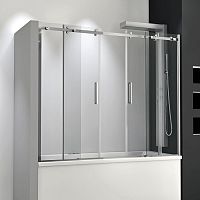 Sliding bath screen SME-SV2Apartial frameframed
