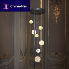 Floor-standing lamp PLANTESmetalblown glasscontemporary