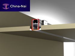 Built-in lighting profile 1U RLEDmodular