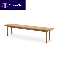 Contemporary bench TIBBOteakwithout backrestwithout armrests