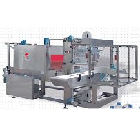 Automatic shrink wrapper TWIN TN 90�for industrial applicationsfor heat-shrink filmswith shrink tunnel