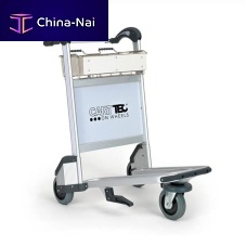 Airport terminal luggage trolley CRETE4-wheelopenfor passengers