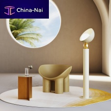 Floor-standing lamp AURORAmetalglasscontemporary