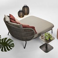 Contemporary daybed KODOfabricaluminumrope