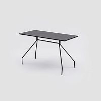 Contemporary table X&Ymetalsheet metalmetal base