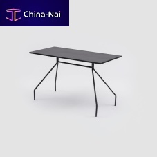 Contemporary table X&Ymetalsheet metalmetal base