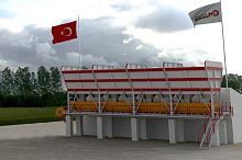 Storage hopper loadingfor granulatesfor trucks