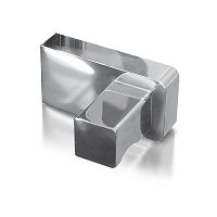 Shower door hinge AKZENTstainless steelhomepolished