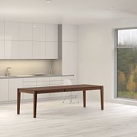Extending table CONVERTO BUTTERFLYcontemporaryoaksolid wood