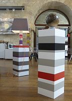 Contemporary pedestal MILLE-PIEDcustom