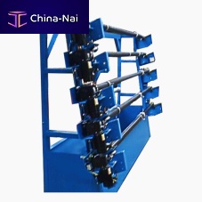 Fabric rewinder-winder roller