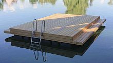 Swim platform Plaza seriesfloatingmultifunctionfixed