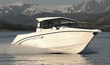 Outboard cabin cruiser DINO 26with enclosed cockpitsport-fishing8-person max.
