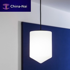 Pendant lamp BULLETsteelpolished brassglass