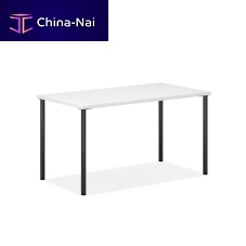 Minimalist design table Hola!wood veneerpowder-coated steel basechrome steel base